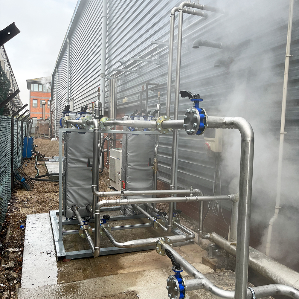 Temperature control for food manufacturer