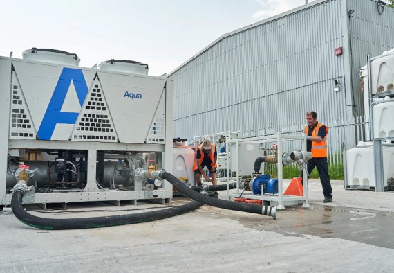 hire cooling and heating equipment for FM and trade -